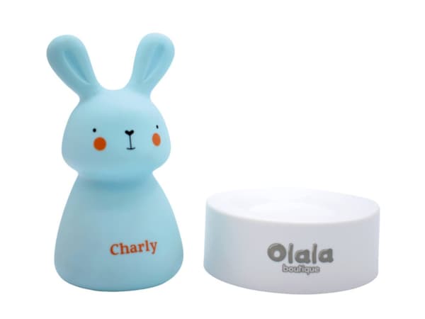 LED-yövalaisin Olala - Charly the Bunny, sininen