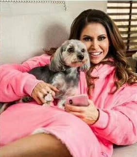 Varm 4in1 oversize sweatshirt, fleece tæppe - pink