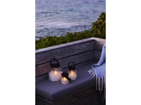 Sirius Sirius Aston Solar Jar - Svart/Brun - H 12 cm