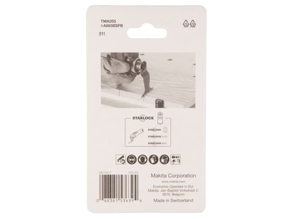 Makita Tilbehør Makita B-64892 Dykkkjæreskiver 65mm TMA055; BIM, STARLOCK, tre