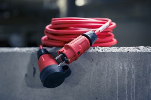 Brennenstuhl 9161100210 Strom Verlängerungskabel 16 A Schwarz, Rot 10 m H07BQ-F 3G 1,5 mm² (9161100210)