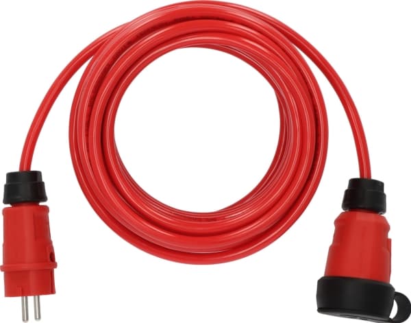 Brennenstuhl 9161100210 Strom Verlängerungskabel 16 A Schwarz, Rot 10 m H07BQ-F 3G 1,5 mm² (9161100210)