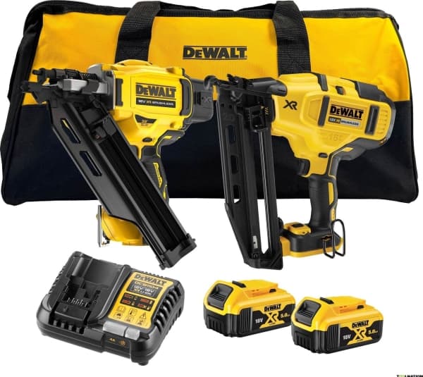 Dewalt sähkötyökalusarja DEWALT.COMBO KIT 18V DCK246P2 (DCN930 + DCN660) 2x5.0Ah BAG