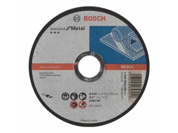 Bosch Standard for Metal A 60 T BF - Skjæreplate - for metall - 125 mm