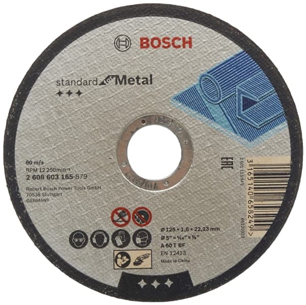 Bosch Standard for Metal A 60 T BF - Skjæreplate - for metall - 125 mm