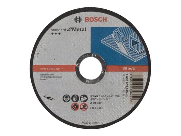 Bosch Standard for Metal A 60 T BF - Skjæreplate - for metall - 125 mm