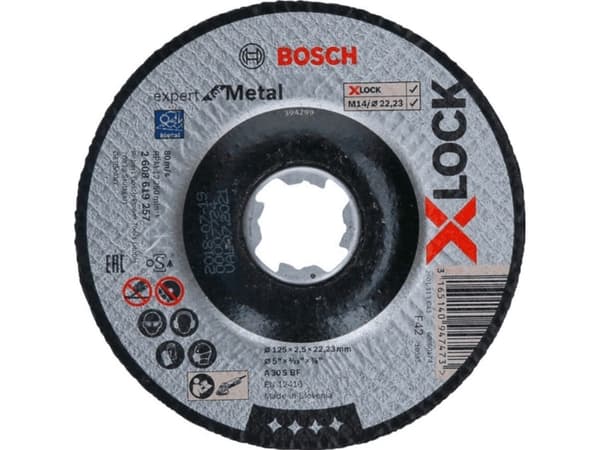 Bosch Expert for Metal A 30 S BF - Skjæreplate - for metall - 125 mm - X-LOCK