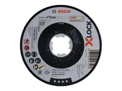 Bosch Expert for INOX AS 46 T INOX BF - Skjæreplate - for rustfritt stål - 115 mm - X-LOCK