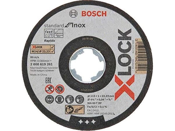Bosch Standard för INOX WA 60 T BF - Kapskiva - 115 mm - X-LOCK