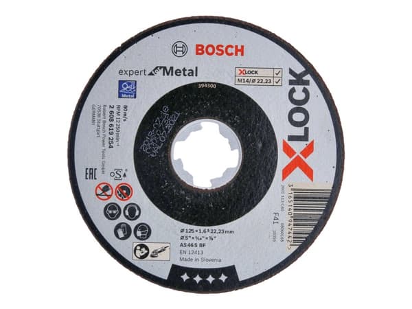 Bosch Expert for Metal AS 46 S BF - Skjæreplate - 125 mm - X-LOCK