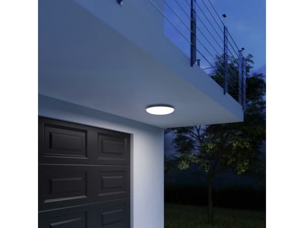 STEINEL DL Vario Quattro PRO S, LED, Non-changeable bulb(s), 4000 K, 1430 lm, IP54, White