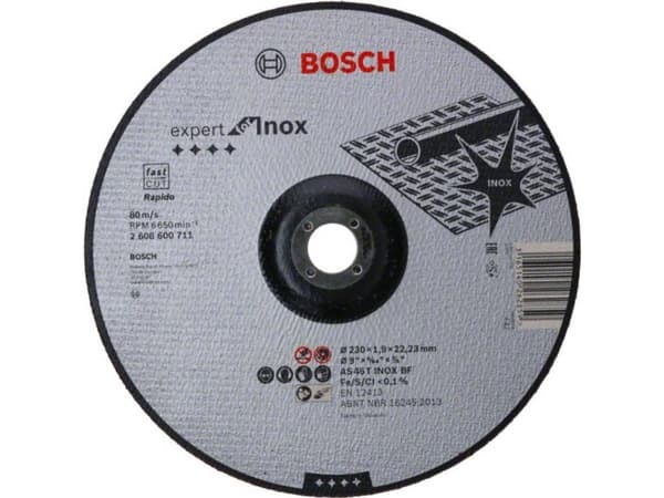 Bosch Expert for INOX - Rapido AS 46 T INOX BF - Skjæreplate - for rustfritt stål - 230 mm