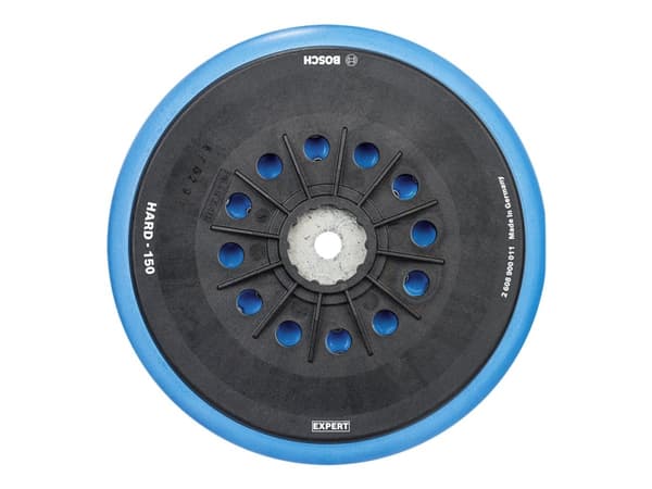 Bosch 2 608 900 011, Hiomalaikan taustalevy, Bosch, Musta, Sininen, Pyöreä, 15 cm, 1 kpl