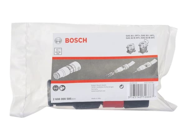 Bosch 2 607 002 632, Tynnyri-imuri, Letkuadapteri, Musta, Punainen, 3,5 cm, 1 kpl
