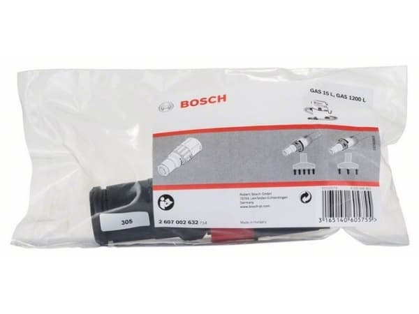 Bosch 2 607 002 632, Tynnyri-imuri, Letkuadapteri, Musta, Punainen, 3,5 cm, 1 kpl