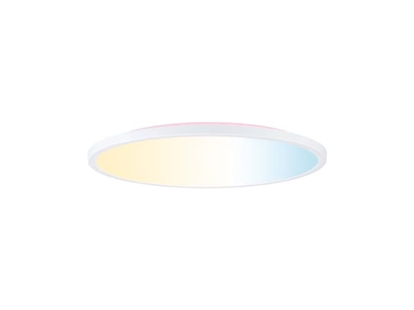 Paulmann Taklampe ATRIA SHINE LED Baklys RGB+W 32W 2700lm Rund 400mm 3000K-6500K 230V Hvit / Plast