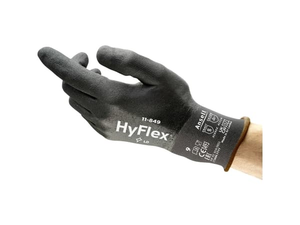 Ansell HyFlex 11849R090-1P Nitril Arbejdshandske Størrelse (handsker): 9 EN 21420:2020 1 Paar