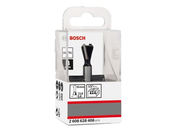 Bosch Standard for Wood - Fresekutter - for kryssfinér, fiberplate, bløtt tre, løvtre, composite wood - spike - 14 mm - cylindrical - lengde: 55 mm