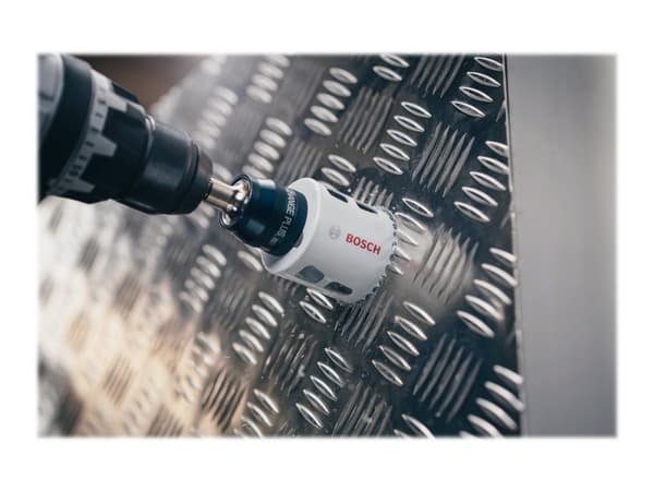 Bosch 2 608 594 190, Setti, Pora, Metalli, Kirjometalli, Putki, Kipsilevy, Muovi, Puu, Musta, Punainen, Valkoinen, Pikateräs-kobolttiseos (HSS-Co), 4