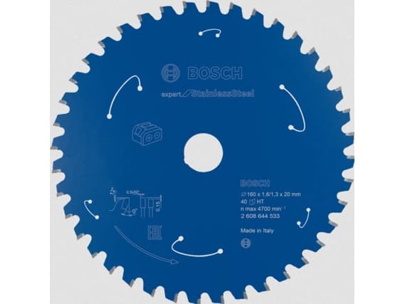 Bosch RUNDSAVKL EX ACU INOX 160X20X1,6/1,3X40T