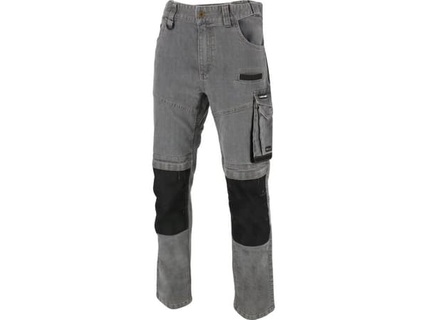 Lahti Pro Grey stretch denimbukser med forsterkning, "s", ce, lahti