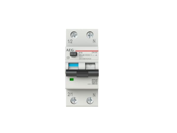 AEG DN100B16/A30, Jordfelsbrytare, IP20, IP40, 230 V
