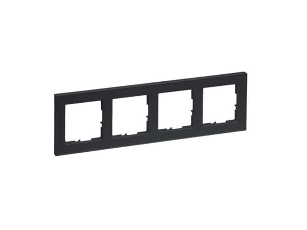 Legrand SEANO+4-jakkukehys, väri765484antrasiitti (765484)