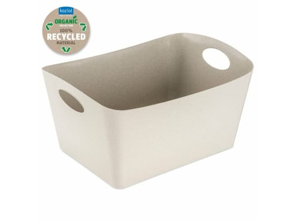 koziol BOXXX L, Förvaringslåda, Slipa, Rektangulär, Cellulosa, Återvunnen plast, Monokromatiskt, 15 l
