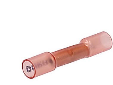Pressemuffe med lim, Rød - 1,5mm² Duraseal, Pakke á 100 stk. - (100 stk.)