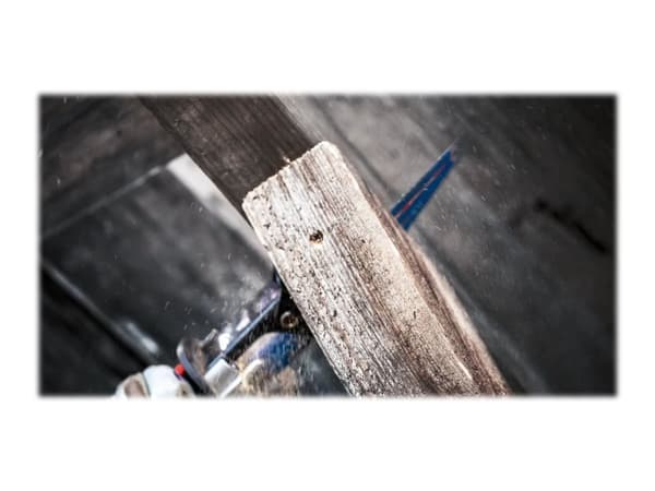 Bosch 2 608 900 389, Puukkosahanterä, valurauta, Rakennuspuu nauloilla, Muovi, Puu nauloilla, Karbidi, Sininen, 10 cm, 4 mm