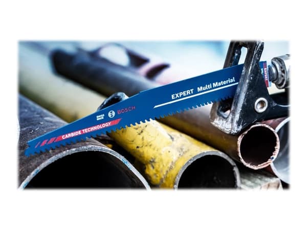 Bosch 2 608 900 389, Puukkosahanterä, valurauta, Rakennuspuu nauloilla, Muovi, Puu nauloilla, Karbidi, Sininen, 10 cm, 4 mm