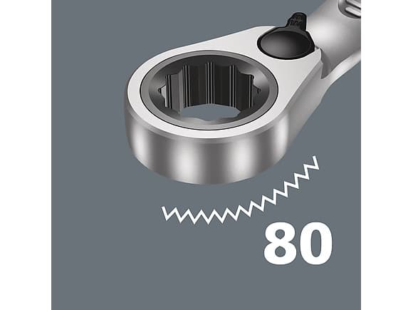 Wera 05150123001, 8,10,11,12,13,14,15,16,17,18,19 mm, Rostfritt stål, Tjeckien, 405 mm, 185 mm, 55 mm
