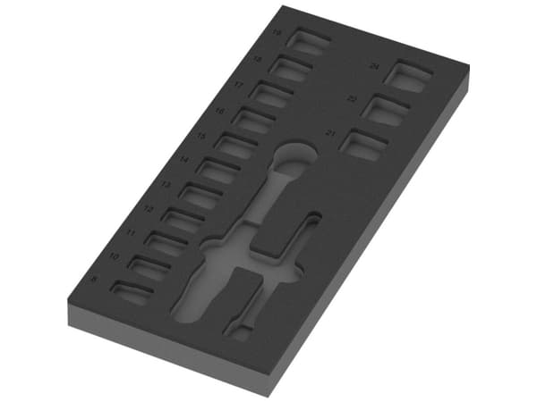 Wera 05137324001 9824 Vaahtomuovit 1 kpl (L x S x K) 392 x 172 x 30 mm