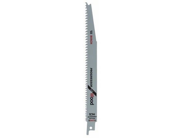 Bosch S 2345 X, Puukkosahanterä, Rakennuspuu, MDF-levy, Muovi, vaneri, Puu, Runsashiilinen teräs (HCS), 6 - 10, 2,5 mm, 4,3 mm