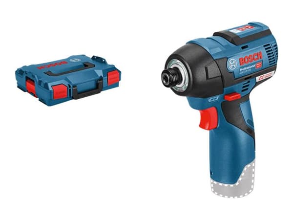 Bosch GDR 12V-110 Professional, Iskuruuvain, Pistoolikahva, 1/4", Musta, Sininen, Punainen, Harjaton, 2600 RPM - SOLO