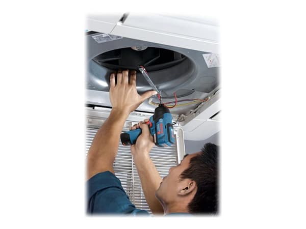 Bosch GDR 12V-110 Professional, Iskuruuvain, Pistoolikahva, 1/4", Musta, Sininen, Punainen, Harjaton, 2600 RPM - SOLO