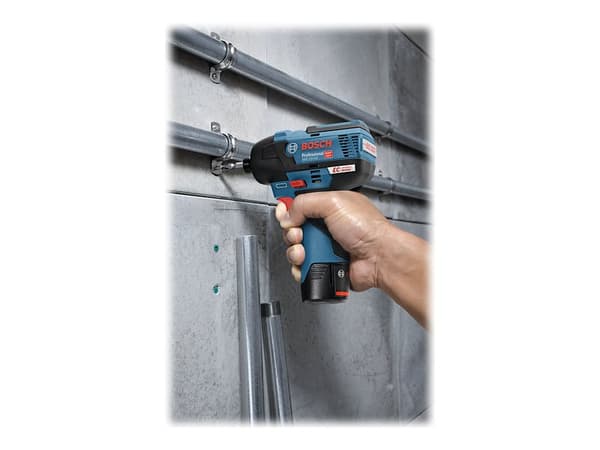 Bosch GDR 12V-110 Professional, Iskuruuvain, Pistoolikahva, 1/4", Musta, Sininen, Punainen, Harjaton, 2600 RPM - SOLO