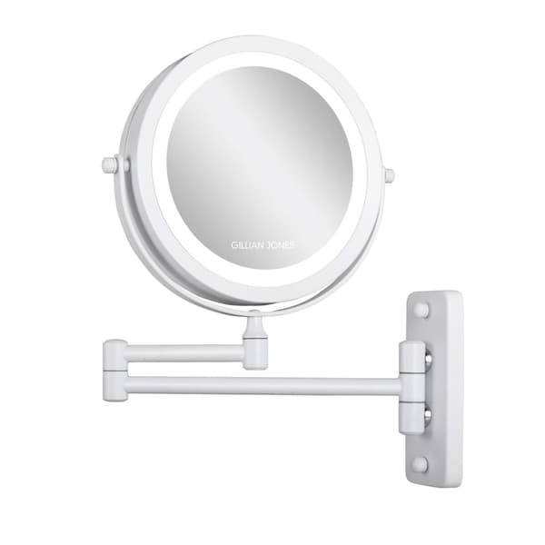 Gillian Jones - Double-sided wall mirror - White - 17.5 cm
