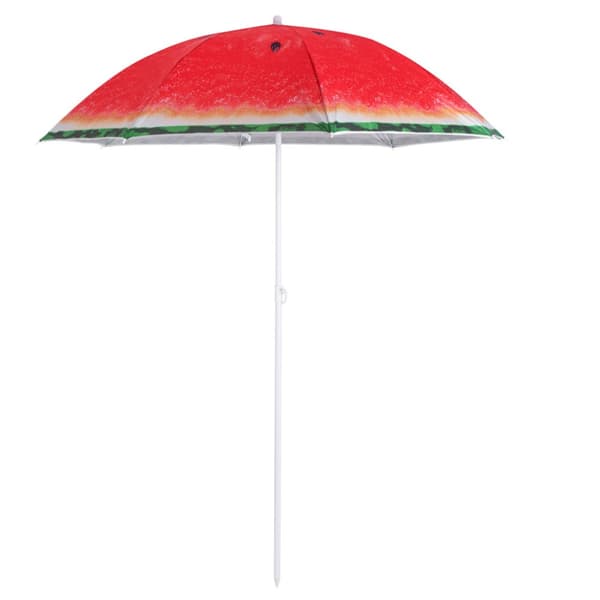 Puutarha aurinkovarjo, säädettävä, 150 cm, rikki, vesimeloni