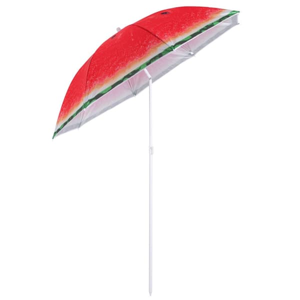 Puutarha aurinkovarjo, säädettävä, 150 cm, rikki, vesimeloni