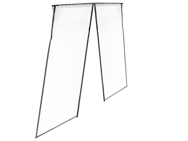 Myggenet, magnetdør, 110x220cm, SORT