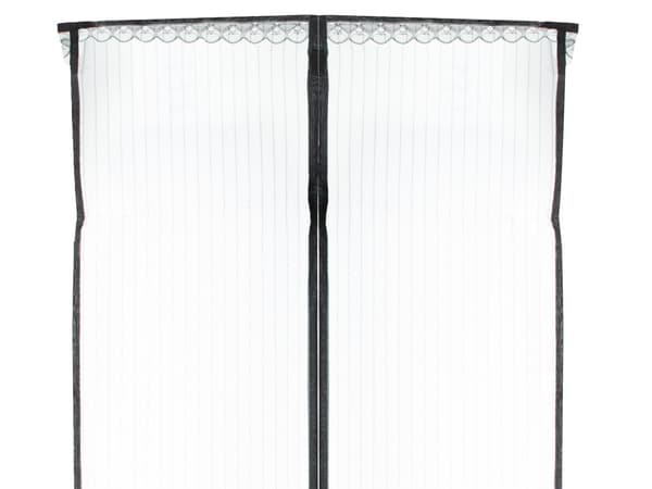 Myggenet, magnetdør, 100x210cm, SORT
