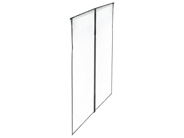 Myggenet, magnetdør, 100x210cm, SORT