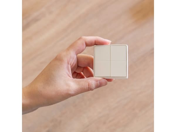 Shelly SHELLY_B_WS_4, Knapper, Elfenben, Plast, Bluetooth Low Energy (BLE), 2400 - 2483,5 MHz, 10 m