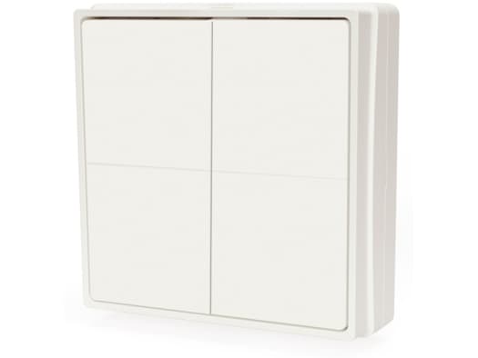 Shelly SHELLY_B_WS_4, Knapper, Elfenben, Plast, Bluetooth Low Energy (BLE), 2400 - 2483,5 MHz, 10 m