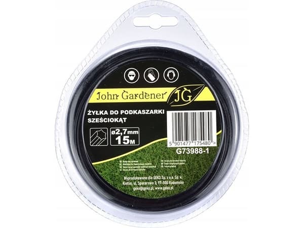 Geko hexagonal trimmerlina 2,7mmx15m (10/80)