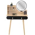 Miniatyrbillede 5 af 6: Skandinavisk kosmetisk sminkebord med LED SCANDI spejl