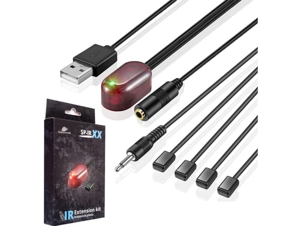 Spacetronik AV-signaalin siirtojärjestelmä IR Extender kaapin kauko-ohjausrele SP-IR04