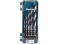 Miniatyrbilde 3 av 5: Makita - Borsett - for kartong, kryssfinér, bløtt tre, løvtre, finertre - spadedel - 5 deler - 5 mm, 6 mm, 8 mm, 10 mm, 4 mm - for Makita DDF487, DDF