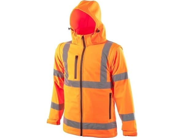 Ardon REF 502 - 2-in-1 softshelljacka med hög synlighet och avtagbara ärmar - Gul H8905 XL